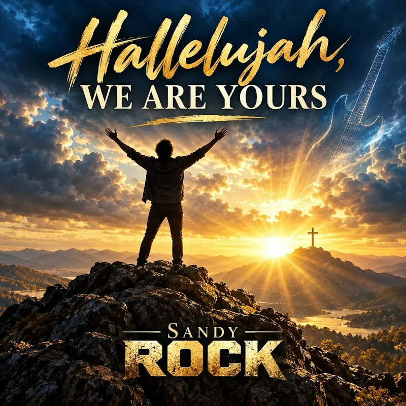 Hallelujah, We Are Yours by Sandy Rock — cover artwork
