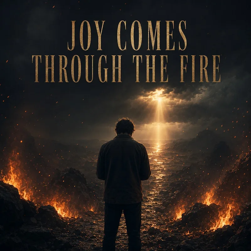 Joy comes through the fire by Sandy Rock — cover artwork