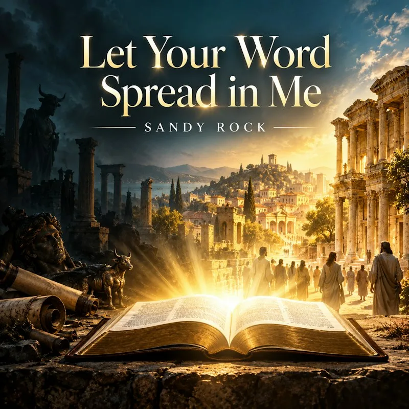Let Your Word Spread in Me by Sandy Rock — cover artwork