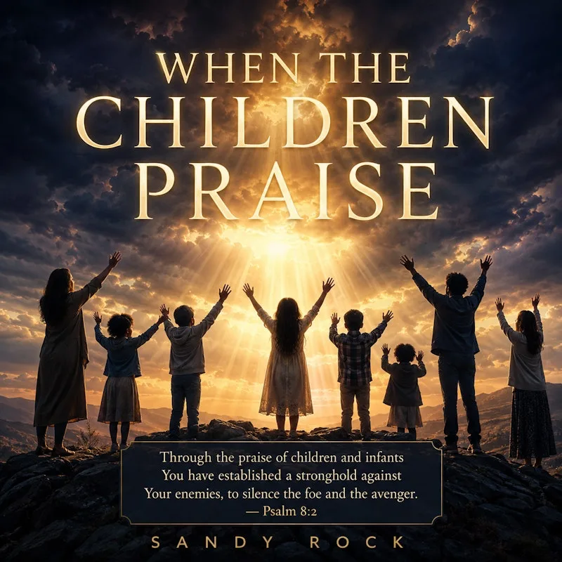 When the Children Praise by Sandy Rock — cover artwork